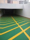Kỹ thuật Sơn epoxy Nền ramp dốc mặt nhám chống trơn trượt